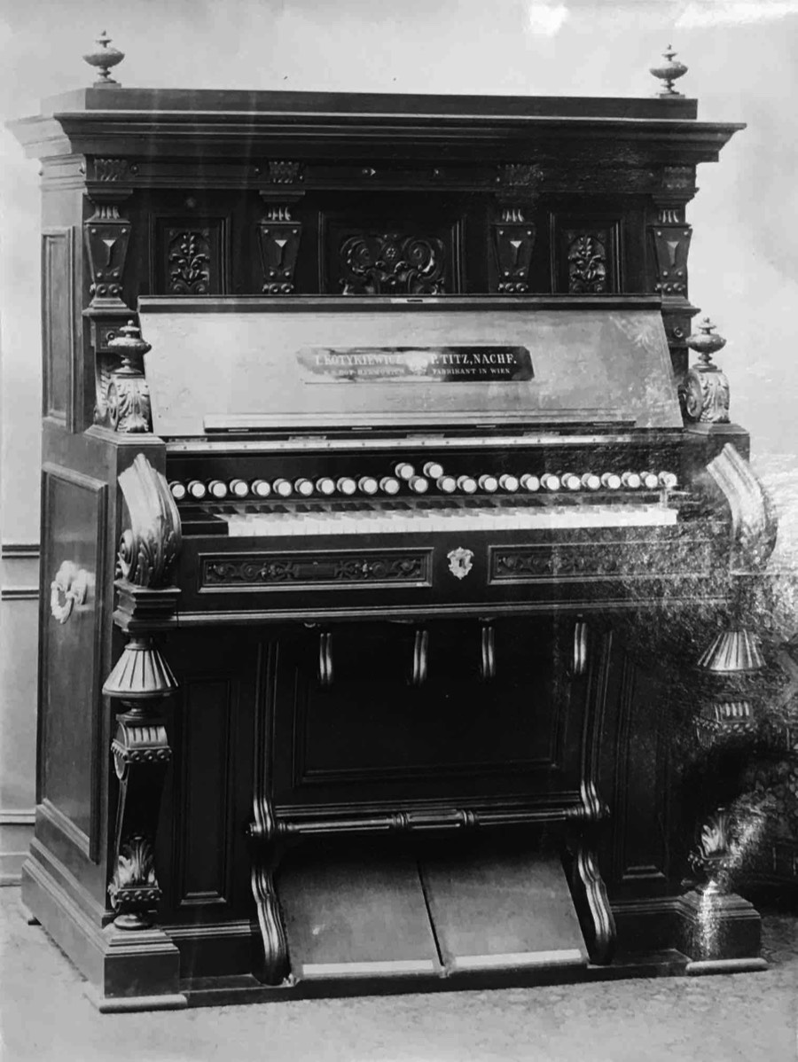 frühes, großes 1 manualiges Harmonium