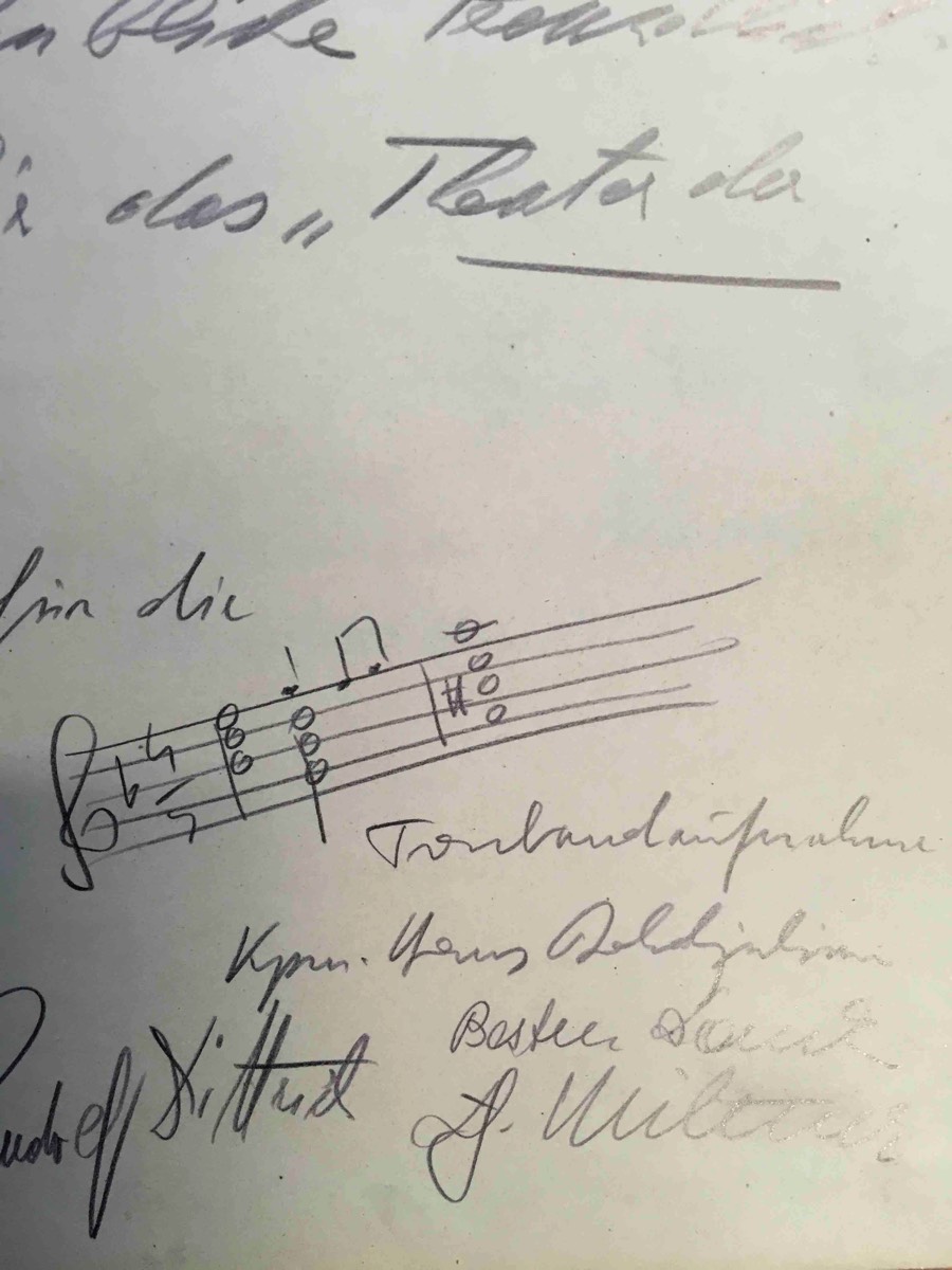 Gedenkbuch Eintragungen